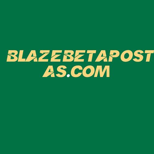 Logo da BLAZEBETAPOSTAS